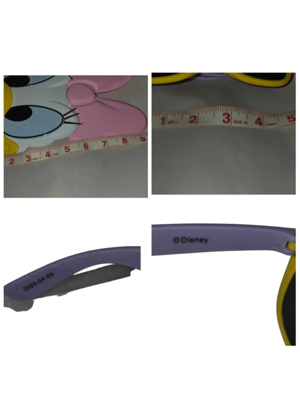 Girl's Sun-Staches Disney Daisy Duck Sunglasses White Pink